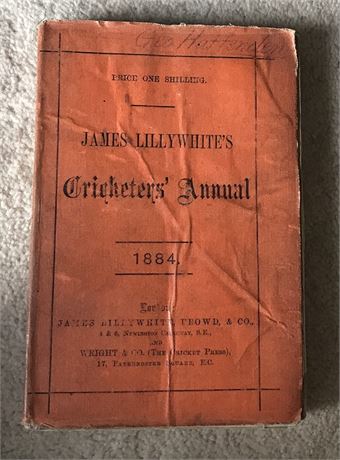 Lillywhite Annual for 1884