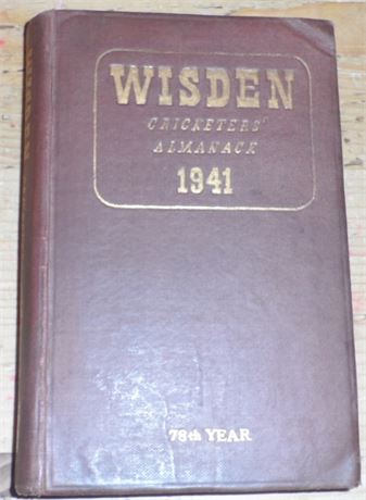 1941 Wisden - Original Hardback