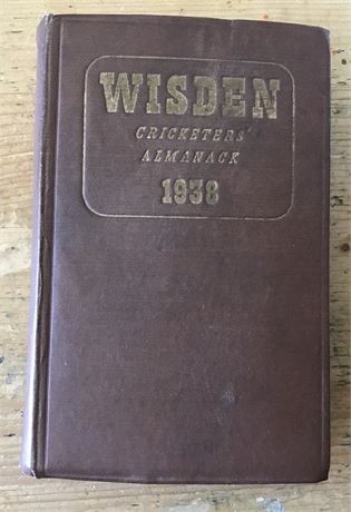1938 Wisden - Original Hardback
