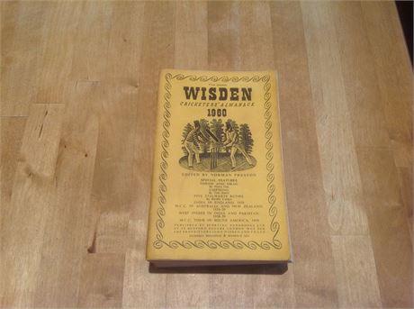1960 original linen cloth Wisden