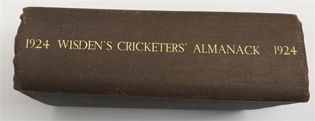 1924 Wisden Rebind with Covers - Strategy 1
