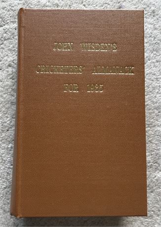 1935 Wisden , Rebound with Covers. Willows style binding.