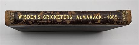 1885 Wisden Rebind without Covers/Adverts