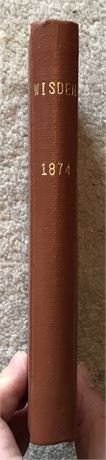 Facsimile Wisden - 1874 - Billings (1st Reprint) Rebound
