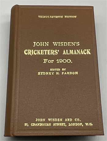 1900 Hardback Reprint - Numbered 456 of 500