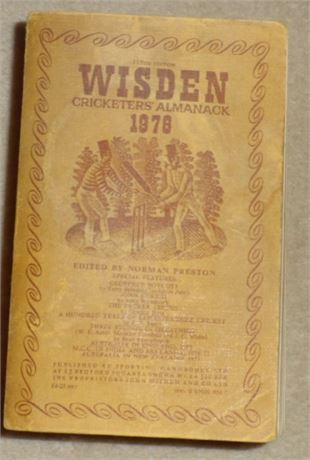 1978 Linen Cloth Wisden