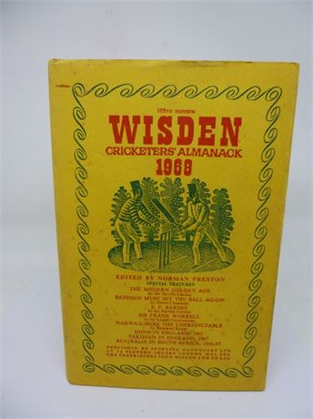 1968 Wisden H/b. NEAR FINE condition