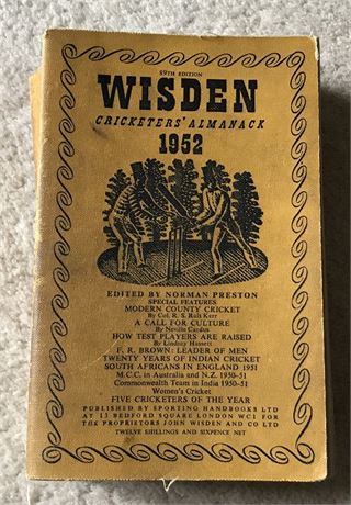 1952 Linen Cloth Wisden (Softback)