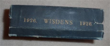 1926 Wisden Rebind - Perfect for Strategy1 Collectors.