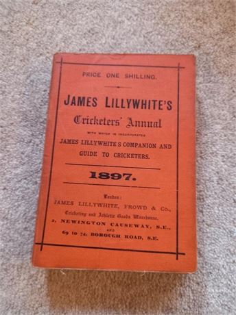 1897 James Lillywhite's Cricketers' Annual
