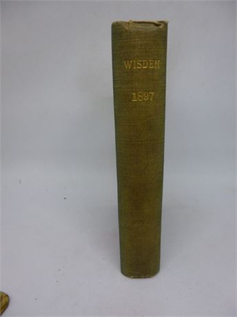 1897 Wisden Rebound WITHOUT wrappers GOOD PLUS