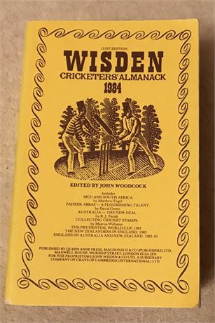 1984 Linen Cloth Wisden