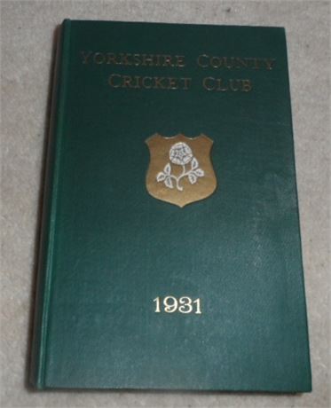 Yorkshire County Cricket Club - 1931 - Handbook