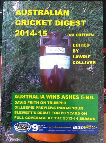 Australian Cricket Digest Vol 3, 2014-5, Free P&P from Aus