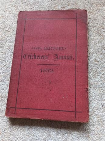 1872 James Lillywhite's Cricketers' Annual