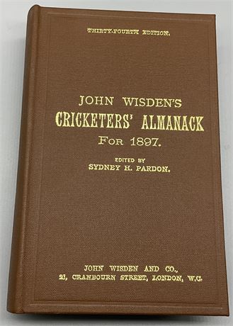 1897 Hardback Reprint - Numbered 339 of 500