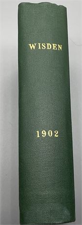 1902 Wisden - Rebound with Covers - From Robin Marlar