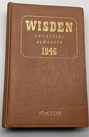 1946 Wisden - Original Hardback