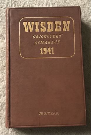 1941 Wisden Hardback