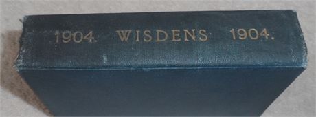 1904 Wisden Rebound , No Covers or Adverts.
