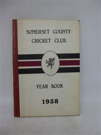 SOMERSET CCC YEAR BOOK 1938.NEAR FINE