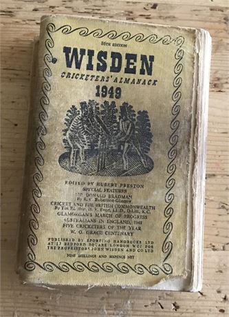 1949 Wisden Softback - Poor