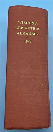 1928 Wisden Rebind , Rebound to title page - Strategy 1