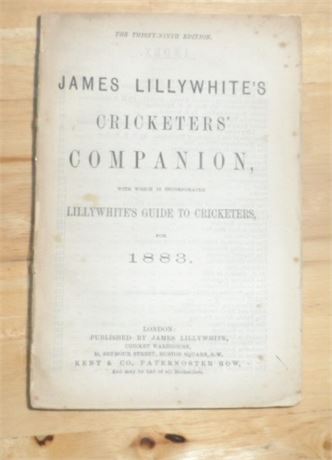 Lillywhite Companion for 1883