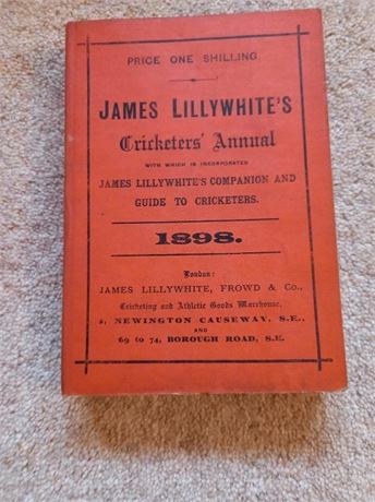 1898 James Lillywhite's Cricketers' Annual