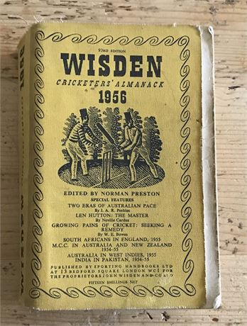 1956 Linen Cloth Wisden (Softback)