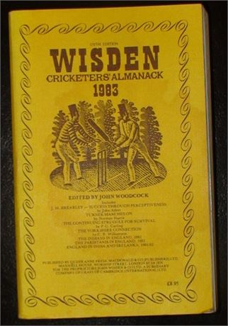 1983 Linen Cloth Wisden - Just a Fiver!