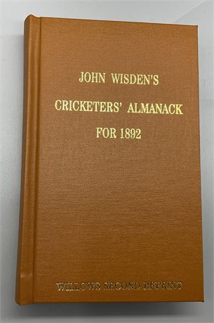 1892 Willows Reprint (Tan Binding)