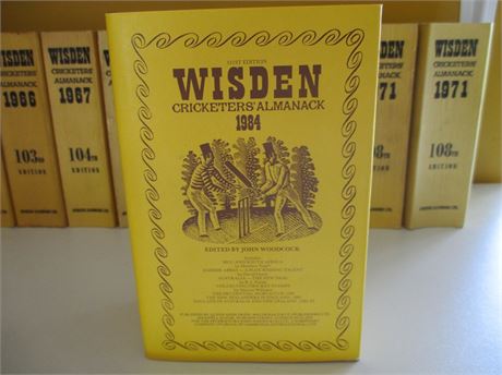 1984 Wisden Original Hardback - Free UK P&P