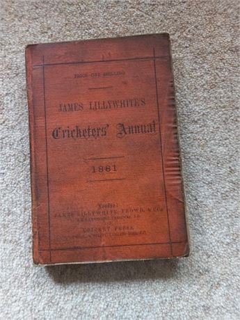 1881 James Lillywhite's Cricketers' Annual