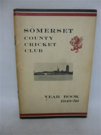 SOMERSET CCC YEAR BOOK 1950. VERY GOOD PLUS