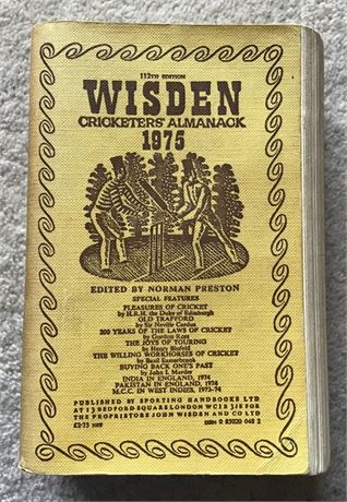 1975 Linen Cloth Wisden (Softback)